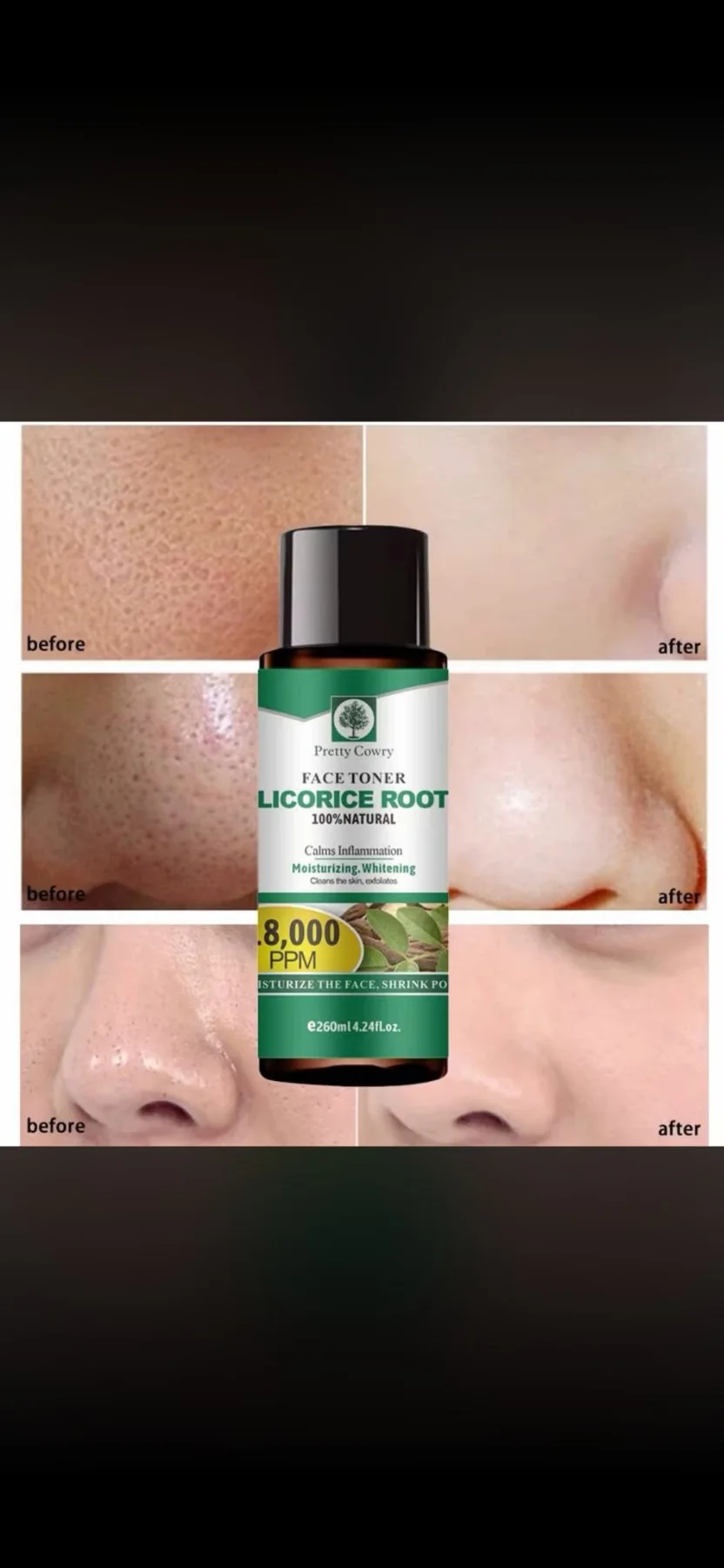 تونر عرق سوس